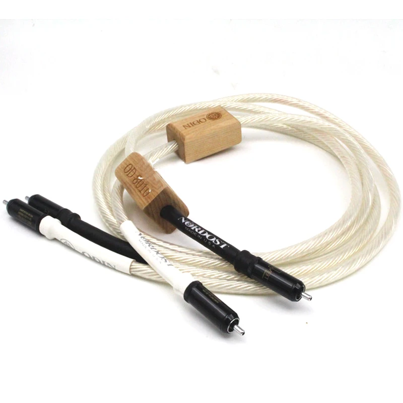 Hifi Nordost Odin Supreme Reference Interconnect RCA cable with WBT RCA plug connector