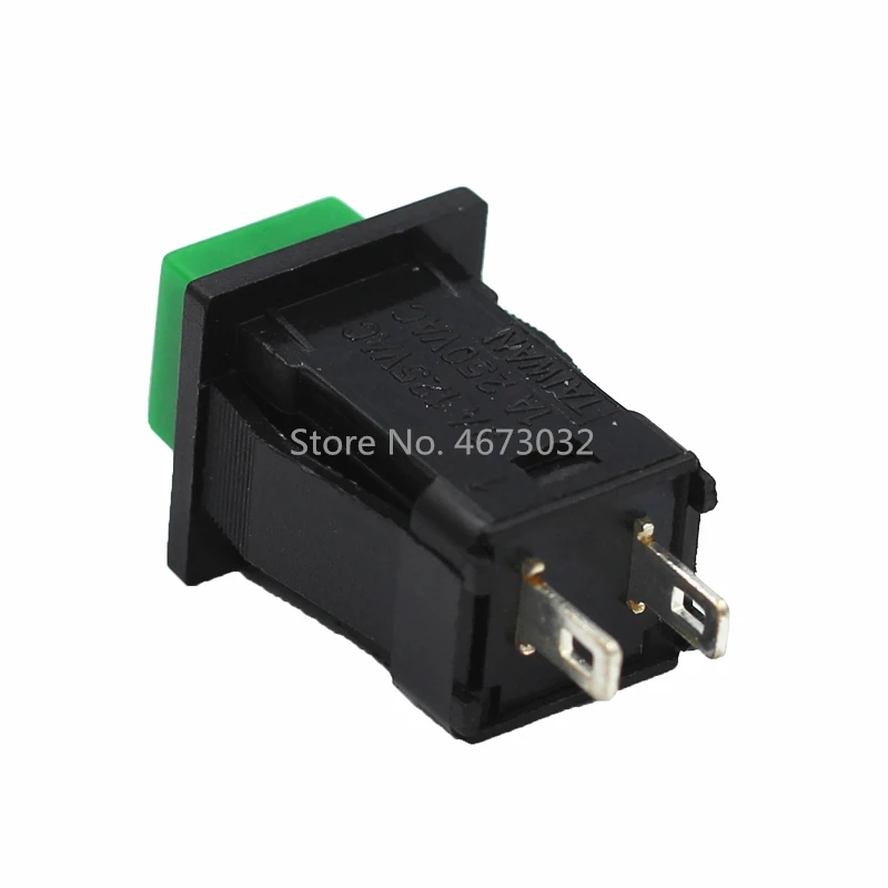 10PCS ON-OFF Momentary/Latching square push ON switch 2A 250V/4A 125V AC electric switch DS-429