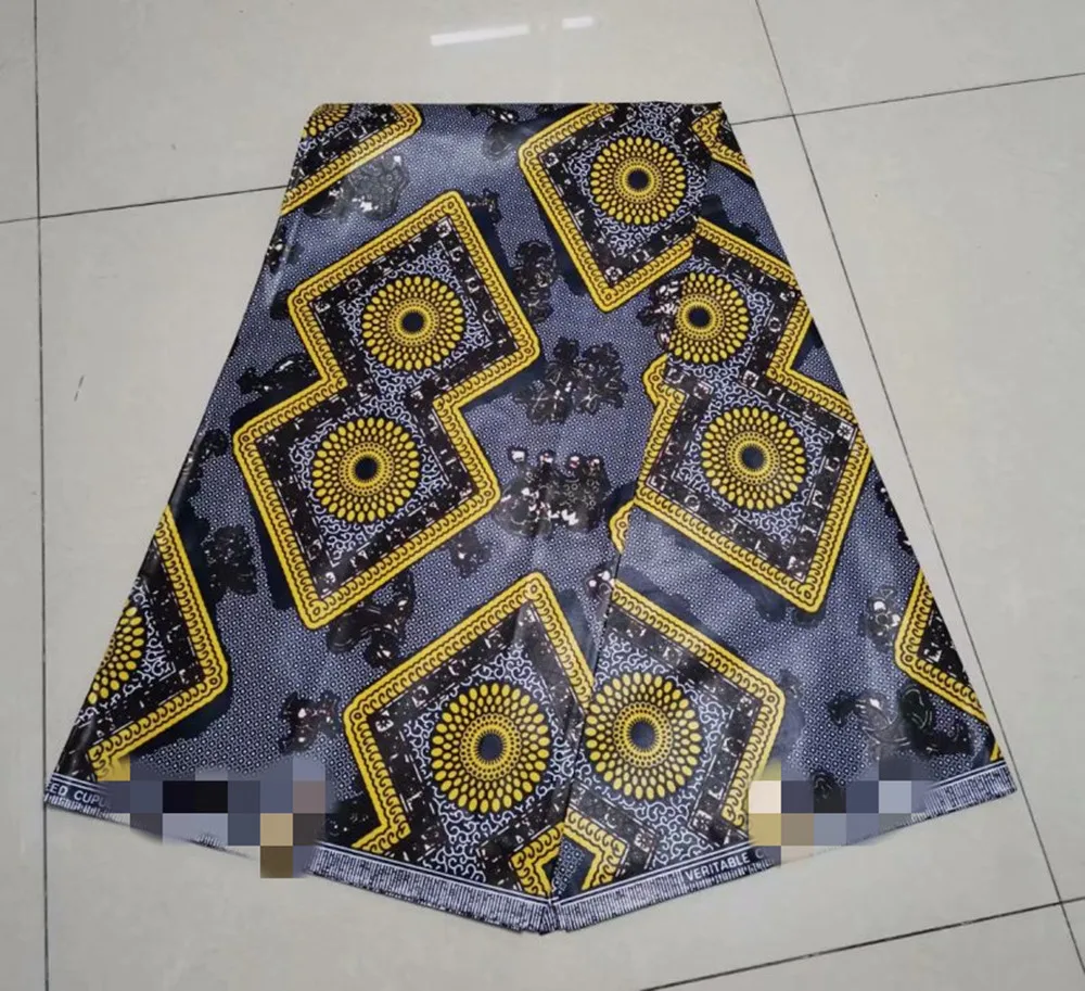 Kain Ankara Cetak Lilin Afrika 100% Katun Gaya Nigeria Dijamin Benar Lilin JAVA untuk Gaun TT01