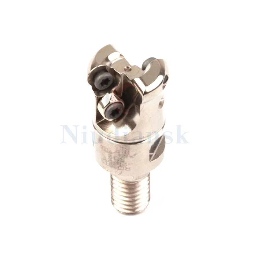 Cabezal de corte de fresado de diente de bloqueo RD10T3, resistente al desgaste y duradero, alto acabado, adecuado para insertos redondos de fresado de carburo RDKW10T3