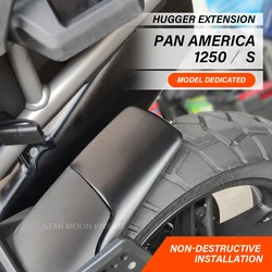 Motorcycle Accessories Rear Fender Mudguard Extender Hugger Extension Refit For HARLEY PAN AMERICA 1250 S PA1250 PA 1250 2021 -