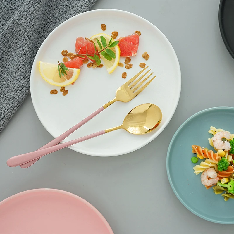 Западные столовые приборы из нержавеющей стали, искусственный нож для спагетти, стейка, салата, еды, фотография, фотография, украшение, реквизит