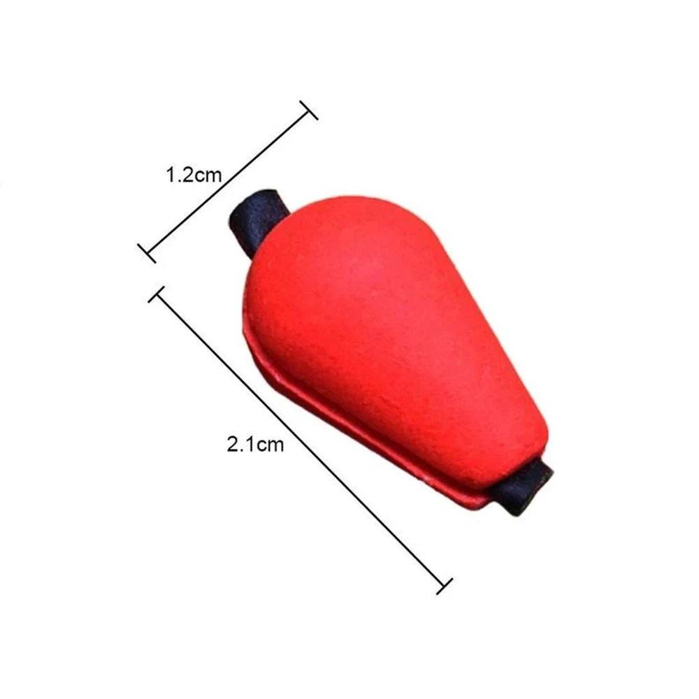 5 قطعة إيفا يطير الصيد بوبرز تعويم قطرات الماء البيضاوي تعويم رغوة المسيل للدموع قطرة سترايك مؤشر في الهواء الطلق معدات صيد الأسماك اكسسوارات