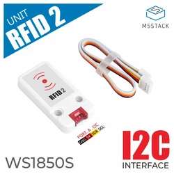 Mini lector/escritor RFID oficial M5Stack de 2 unidades (WS1850S)