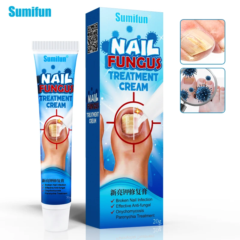 

Sumifun 20G Nail Repair Cream Nail Fungus Treatment Onychomycosis Paronychia Ointment Dead Skin Removal Nail Growth Repair Cream