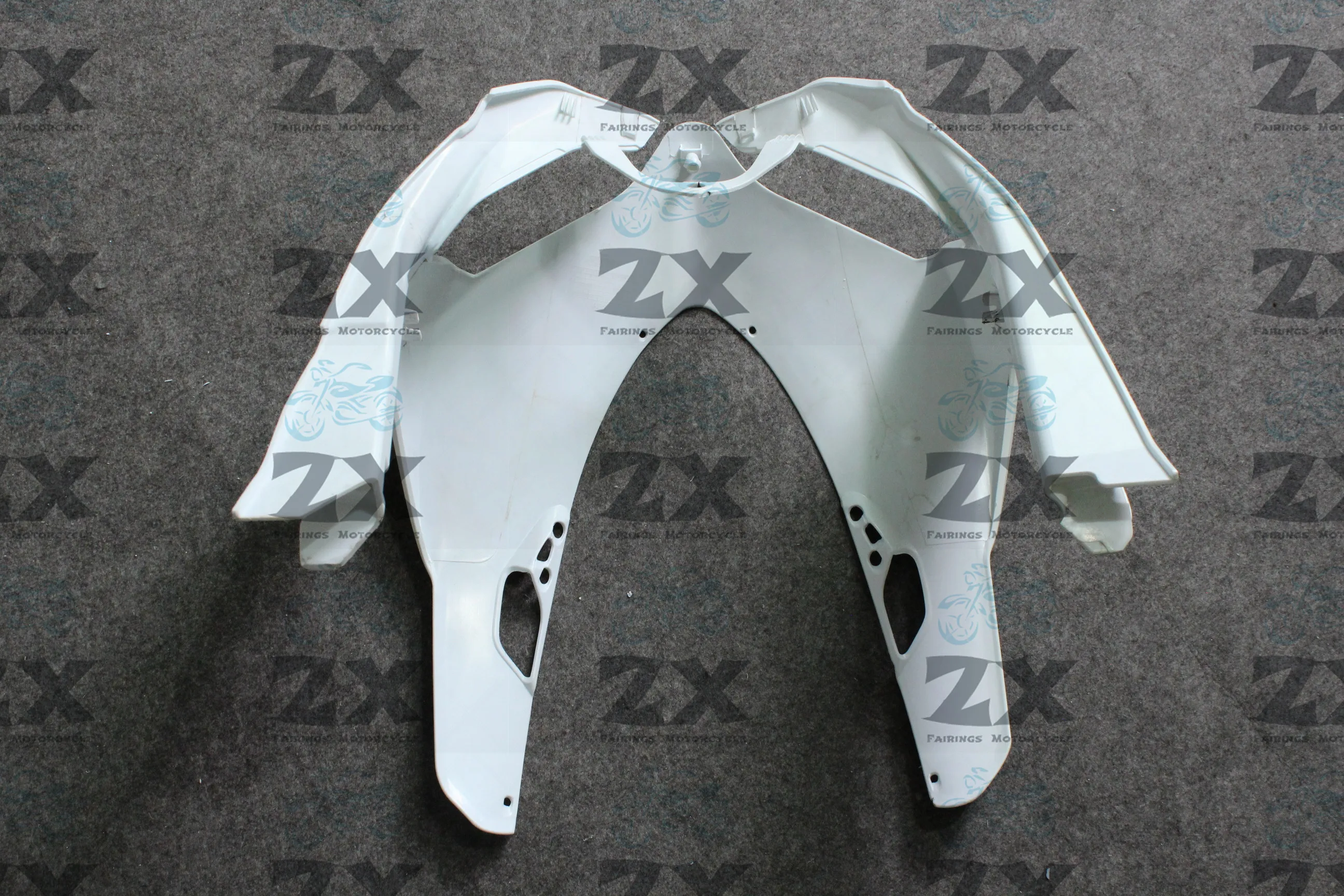 unpainted Motorcycle ABS Injection Fairings Upper Front Head Fairing Cowl Nose  For  1199 899 Panigale 2012-2014 2013