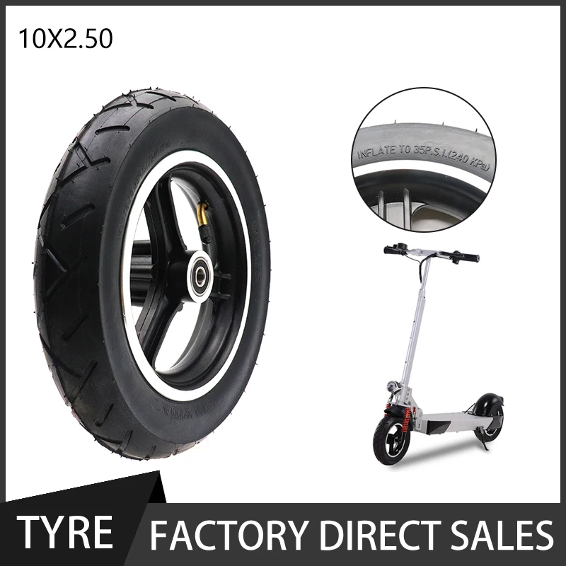 

10x2.125 Electric Scooter Wheel Rim 10 Inch Hub Frame Alumnium Alloy