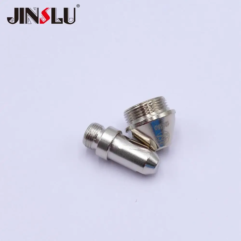 

10 tip + 10 electrode XF-120H HF Pilot Arc CNC Torch Huayuan Plasma Cutting Machine Cutter LGK-100 LGK-120 IGBT M10 Connection