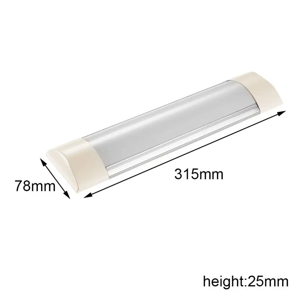 30cm10W Garage For Wardrobe Batten Light Lamp Office Integrated Tube Workshop Led Wall Purified 3000k 4000k 6000k 220V 110V