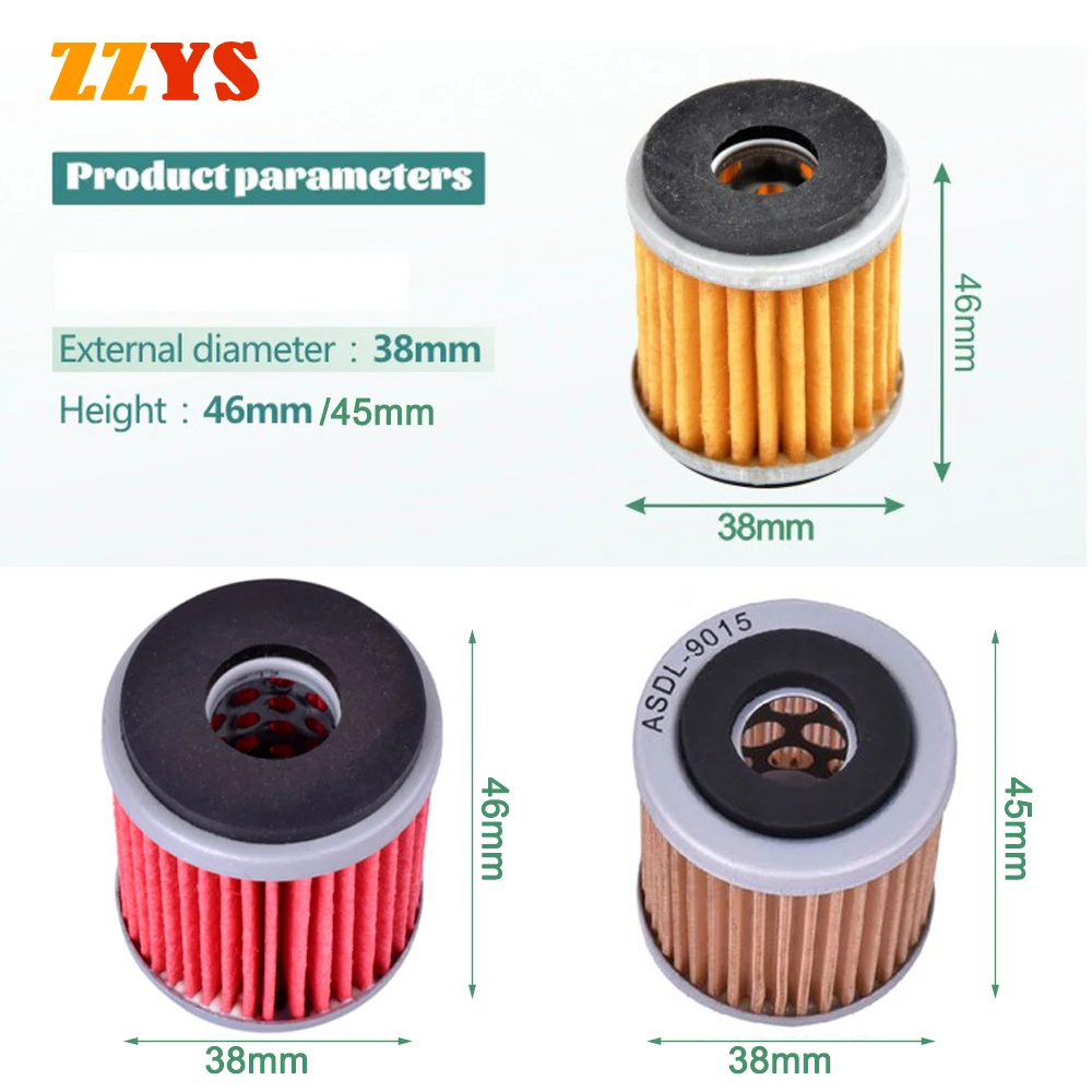 

Motorcycle Oil Filter For Husqvarna SMR TE 125 SMS4 125 4T For Yamaha YFM250 YFM250R Raptor SE Custom YFM 250 YFZ450 YFZ450R