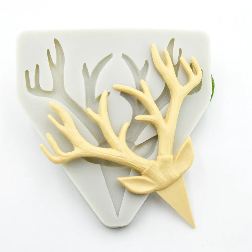 

Luyou 1pcs Plum antlers lace silicone mold cake molds cake decorating tools fondant chocolate gumpaste mold FM1910