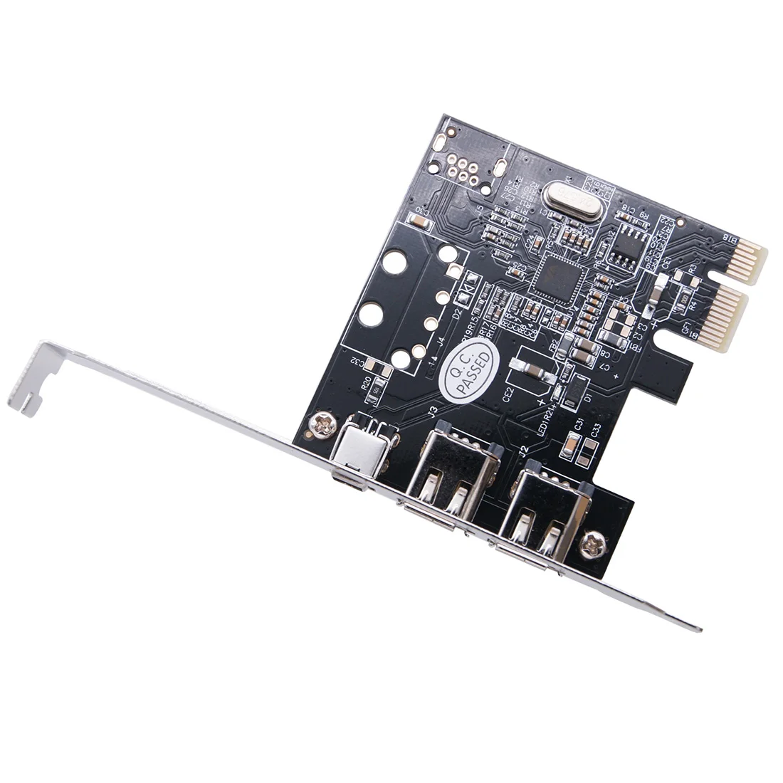 XT-XINTE PCI-e 1X IEEE 1394A 3 Port(3+1) Firewire Card Adapter With 6 Pin To 4 Pin IEEE 1394 Cable For Desktop PC