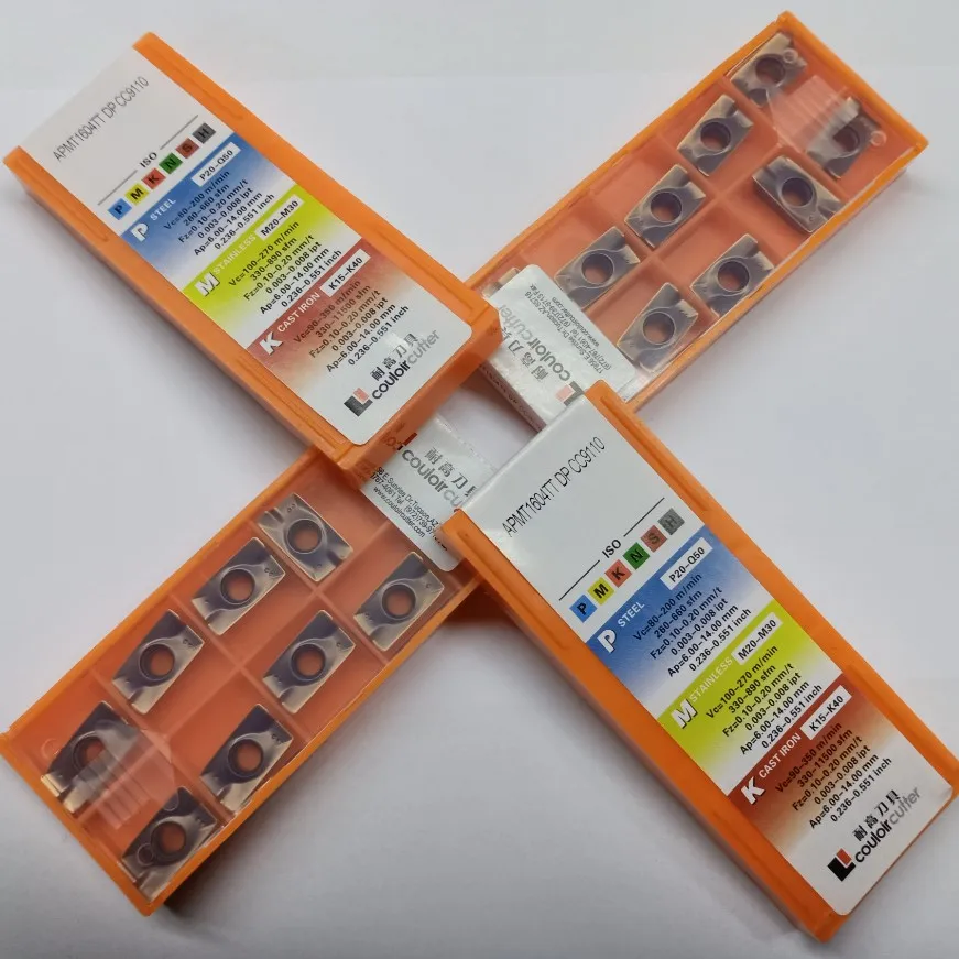 APMT1604คุณภาพสูงคาร์ไบด์ APMT เครื่องกลึง CNC เครื่องมือมิลลิ่งแทรก