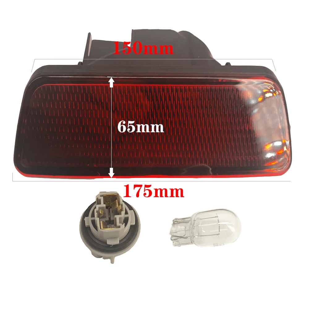 Rear Tail Bumper Center Reflector Rear Tail Light Red Fog Lamp Light For Nissan X-Trail T32 Rogue T32 2014-2020 car accessories