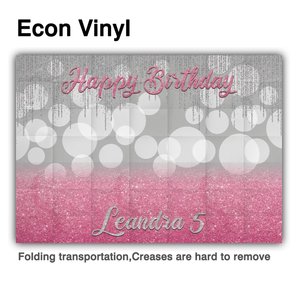 Allenjoy-telón de fondo de feliz cumpleaños para mujer, Fondo de fotografía con purpurina brillante, arena brillante, dulce, 16 niñas, decoración de fiesta