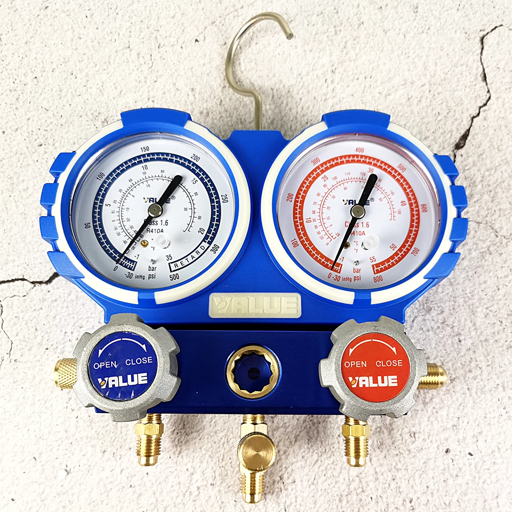Imagem -03 - Medidor de Flúor Flare Expansor de Tubulação Conjunto Combinação Cortador R410 Refrigerante Mesa Expansor Vtb5b R410