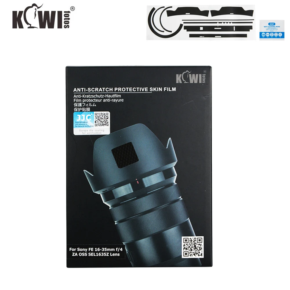 Chống Trầy Xước Lens Hood Da Phim Dành Cho Ống Kính Sony Vario-Tessar T * FE 16-35 Mm F/4 ZA OSS (SEL1635Z) miếng Dán 3M Ma Trận Đen