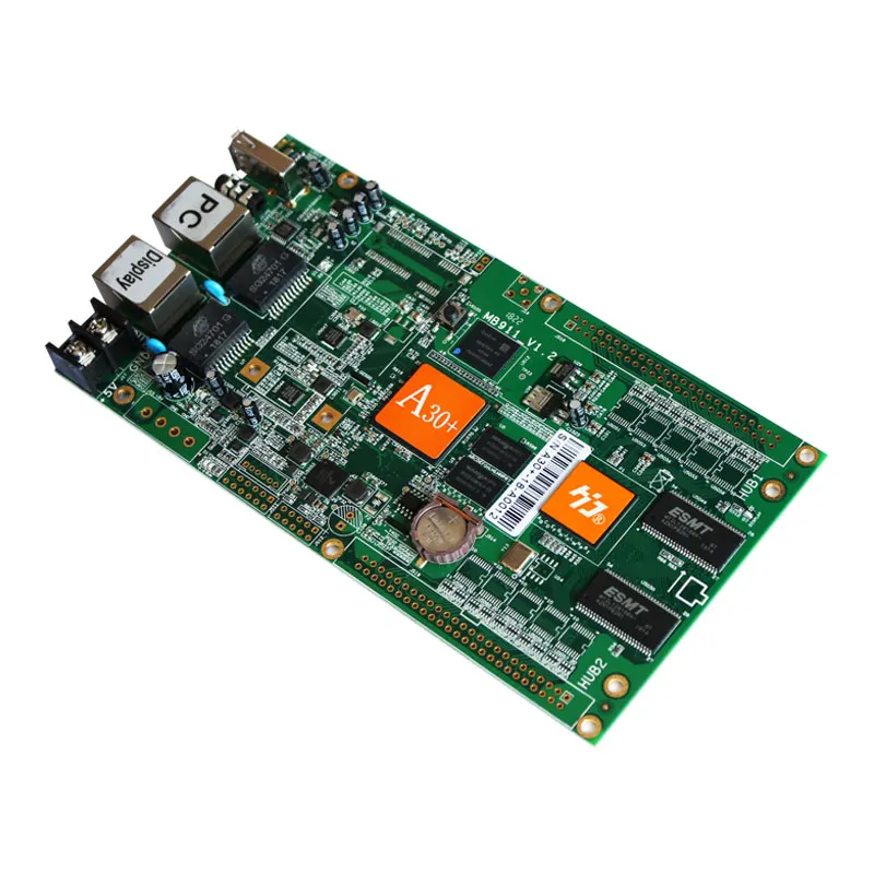 Huidu-tarjeta controladora asíncrona a todo Color, controlador de pantalla LED, WiFi, gran pantalla