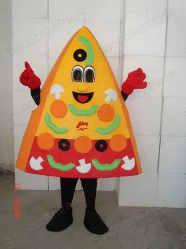 Costume de mascotte de poupée Pizza Design à la mode, robe fantaisie de fête d'anniversaire pour adulte, vêtements d'halloween Cosplay, noël