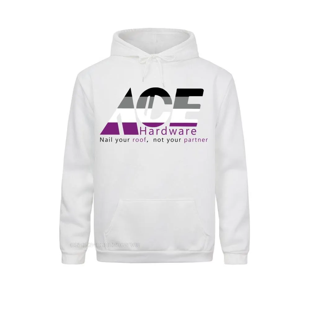 Vintage Ace Hardware Asexual Hoodie For Men Percent Cotton Sweater Pride Asexuality Lgbt Lgbtq Wholesale