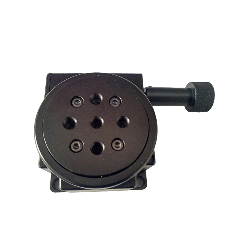 MRS-XS60 manual rotary table, large load indexing plate, motor can be installed, worm gear can be self-locking R axis