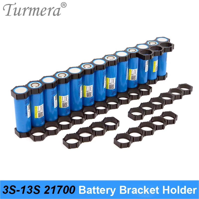 

Turmera 10Piece 21700 Battery Holder Bracket 21700 Spacer 3S 4S 5S 6S 10S 13S Assemble for 36V 48V Electric Bike Lithium Battery