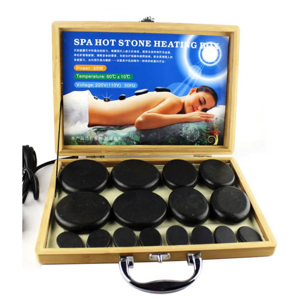 Hot Stone Rock Heating Box Massage Stone Warmer Case Heater EU Plug Massage Stone Warmer Hot Stone Warmer Device for Rock Stone