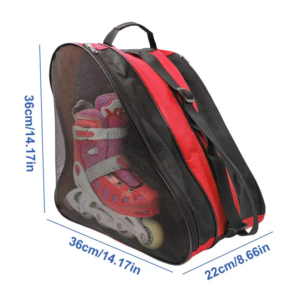 Breathable Skate Carry Bag Case Kids Roller Skates Inline Skates Ice Skates Roller Skating Bag Storage Bags For Outdoor Skates