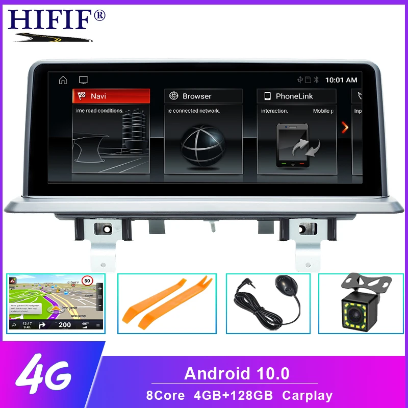 IPS Android 10.0 Car Stereo Multimedia For BMW E87 E81 E82 E88 Radio System GPS Navigation Head Unit Screen Audio 4GB+128GB DSP