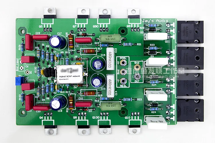 DIY KIT  2 pairs of tubes in parallel output version Swiss 108 post-amplifier re-enactment without negative feedback amplifier