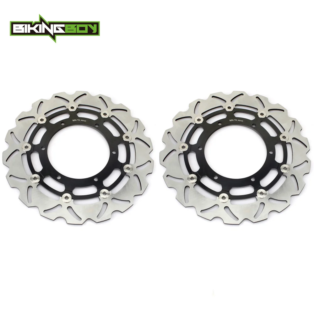 BIKINGBOY Front Brake Discs Rotors Disks FJR1300 04-13 FJR 1300 ABS 03-18 FJR 1300 AE 14-19 FJR1300 AS 06-22 07 08 09 10 11 12