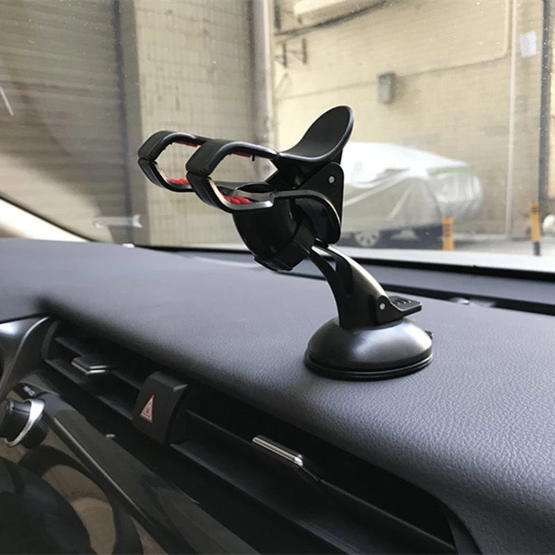 Phone Car Holder 360 Degree Rotation Mount Windshield Mobile Phone Holder For phone Car Dashboard Phone Holder Support GPS