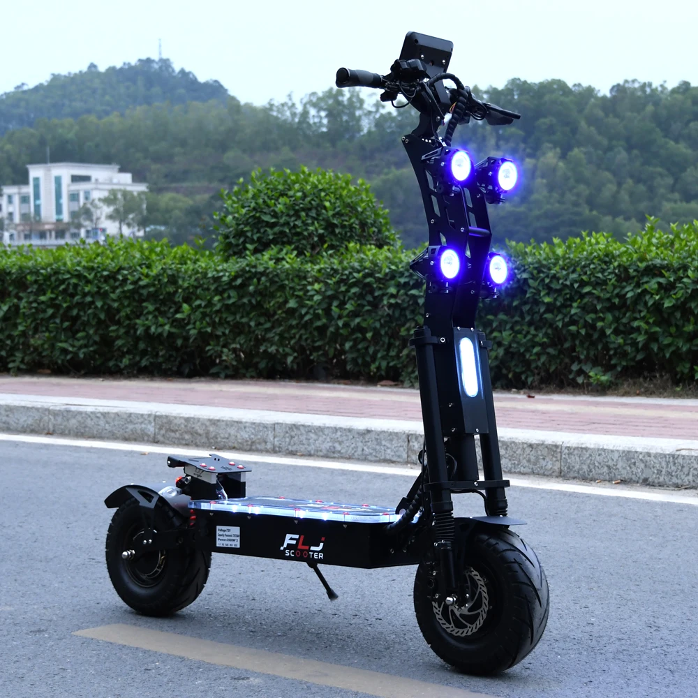 72V 8000W 13inch fat wheel dual motor Electric Scooter