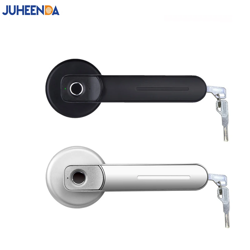 

Zinc Alloy Electronic Fingerprint Door Lock Keyless Home Security Indoor Smart Door Lock For Office Bedroom Single Latch