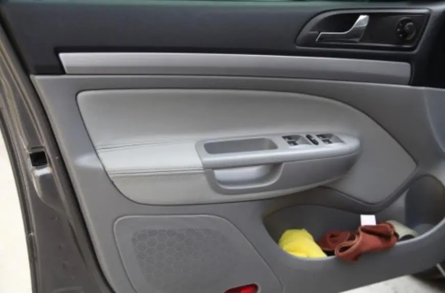 Microfiber Leather Car Door Armrest Panel Protective Cover For Skoda Octavia 2006 2007 -2014 with Mount Fittings car interior