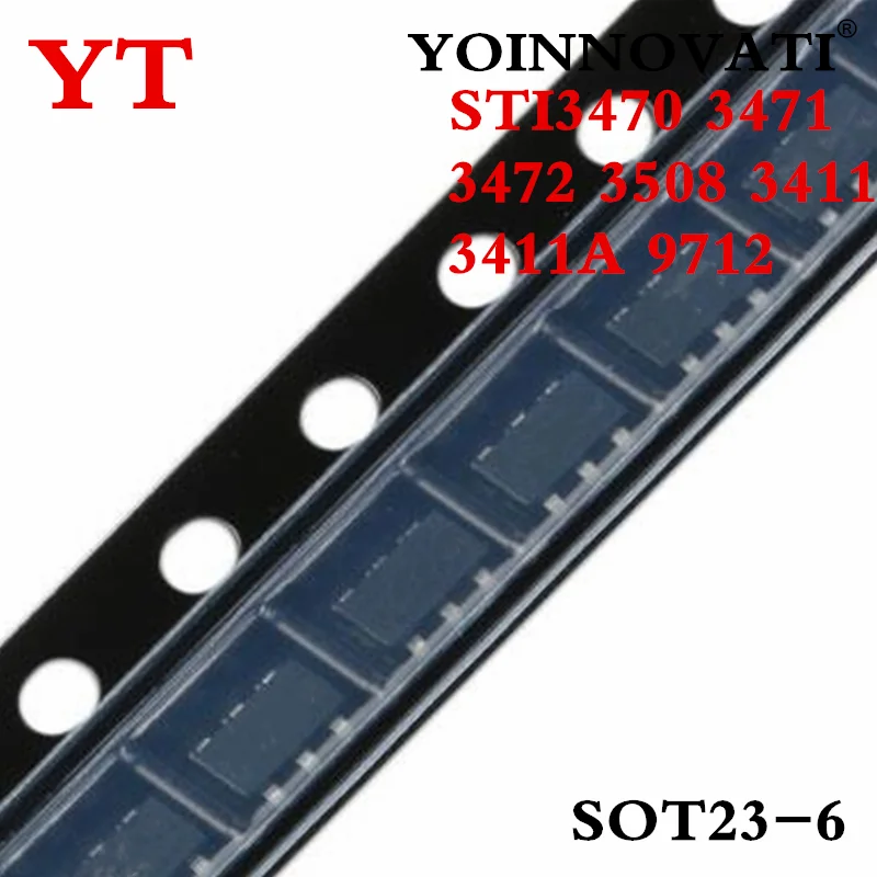 10pcs/lot New and Original STI3470 3471 3472 3508 3411 3411A 9712 SOT23-6 SOT23-5