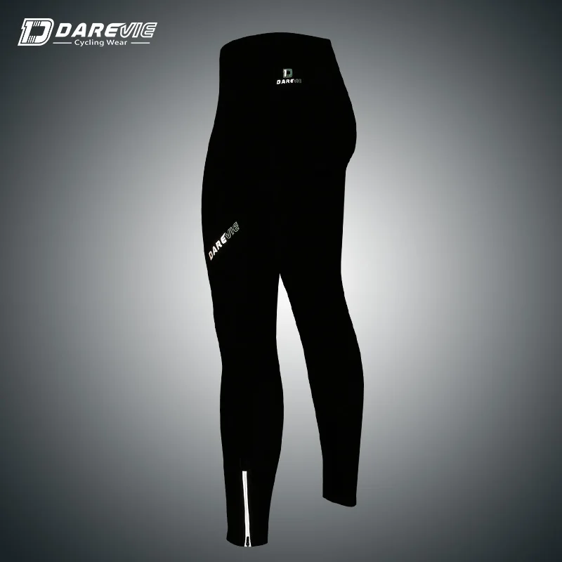 DAREVIE Cycling Pants 3D Gel Pad Breathable Men Cycling Long Pants With Leg Zipper 6 Hours High Quality  MTB Road Biking Pants