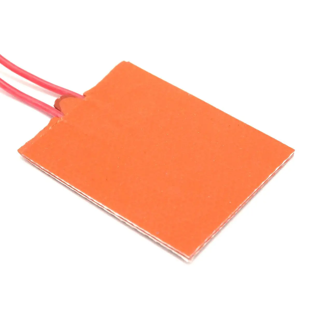 12V DC 40x50mm 8W Rectangle Flexible Waterproof Silicon Heater Pad For  Oil Tank Electrical Wires