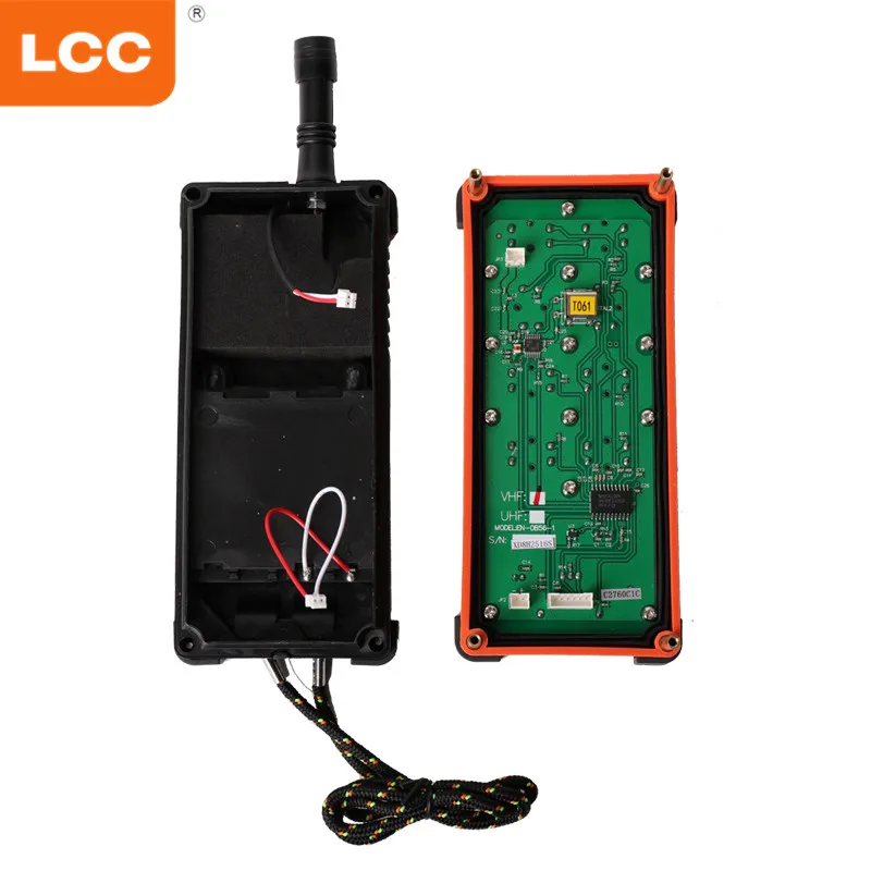 F21-E1B Electric Hoist Crane Controller Single Speed 8 Buttons IP65 Waterproof 12v 24v 36v Industrial Remote Control