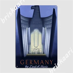 Vintage Travel Poster Germany Metal Signs Club Home Home create Tin sign Posters