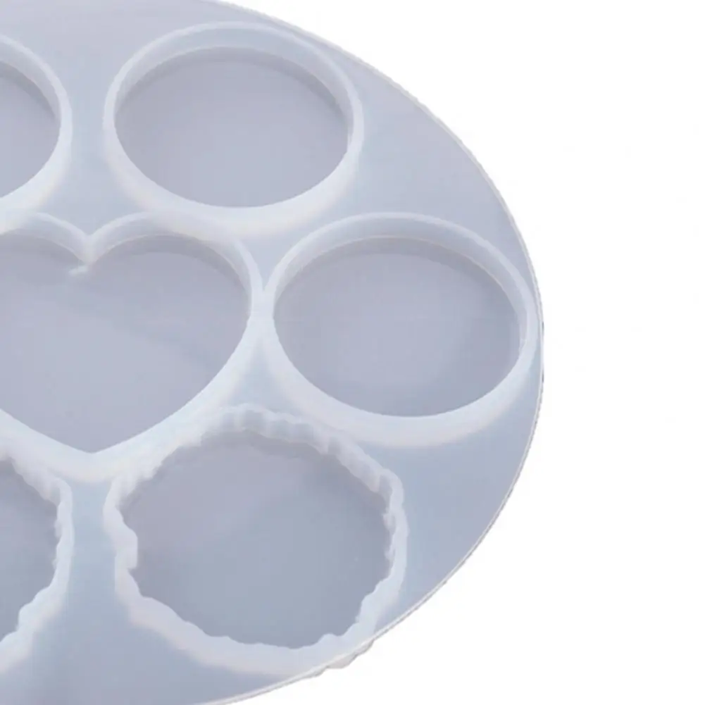 Рукоятка-держатель «сделай сам», форма из смолы, легко снимаемая, антипригарная, 7 полостей, кабошон, эпоксидная форма, универсальный кронштейн для телефона ручной работы