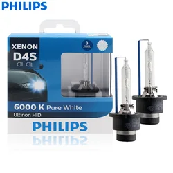 Philips Ultinon HID D4S 42402WXX2 35W 6000K Cool White Light Xenon HID Headlight Car Bulb Auto Style Lamps Made in Germany, 2x