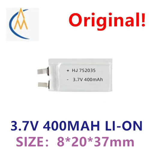 buy more will cheap  752035 400mah 20c polymer high rate lithium battery a battery power spot model aircraft toy drive