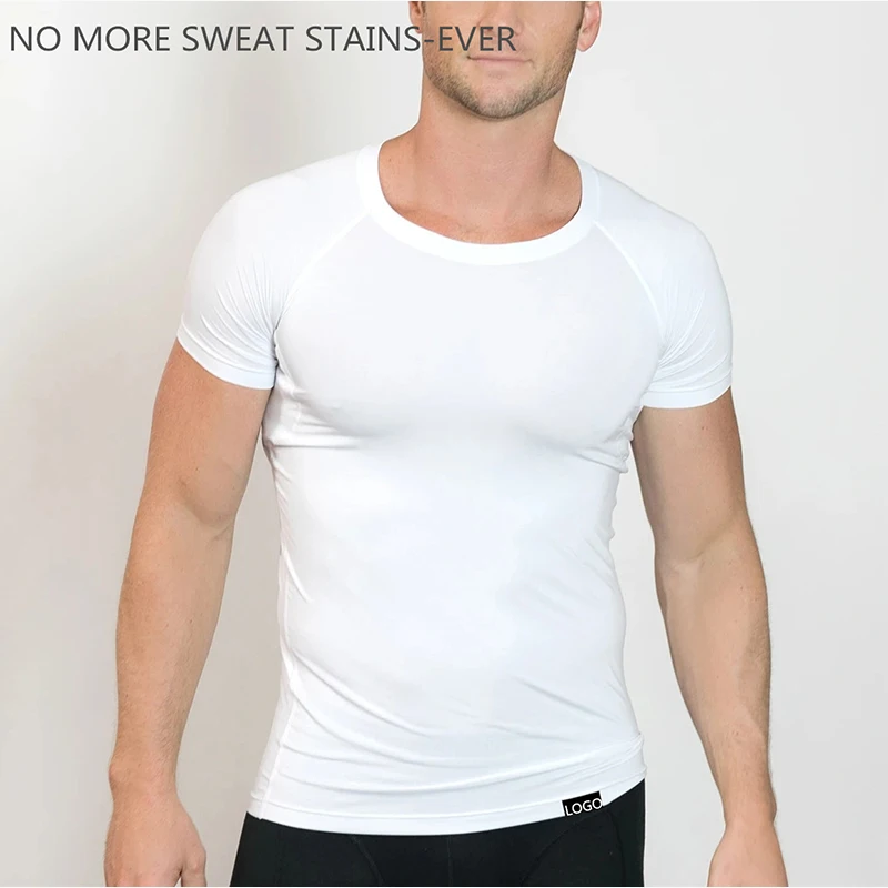 Sweat-Proof For Men - Sailor Collar - Slim, Fitted T-Shirt