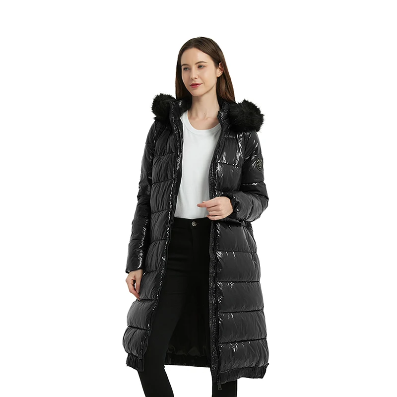Giolshon 2022 piumino donna inverno spesso lungo con cappuccio imbottito Bubble cappotti donna allentato parka donna Oversize Outwear
