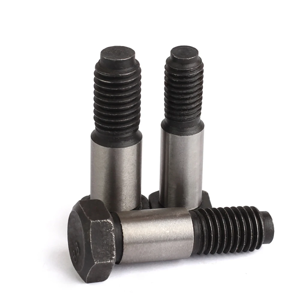 Yiqianyuan M12x1.75 GB27 Grade 8.8 Alloy Steel Hexagon Head Shoulder Screws Hexagon Fit Bolts for Hardware And Tools