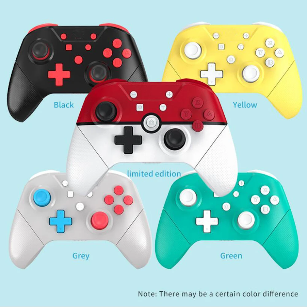 Lite ไร้สายสำหรับ Nintend Switch Pro Wireless Controller Gamepad จอยสติ๊กพร้อม NFC และ3D จอยสติ๊ก Bluetooth-ใช้งานร่วมกับ GamePad