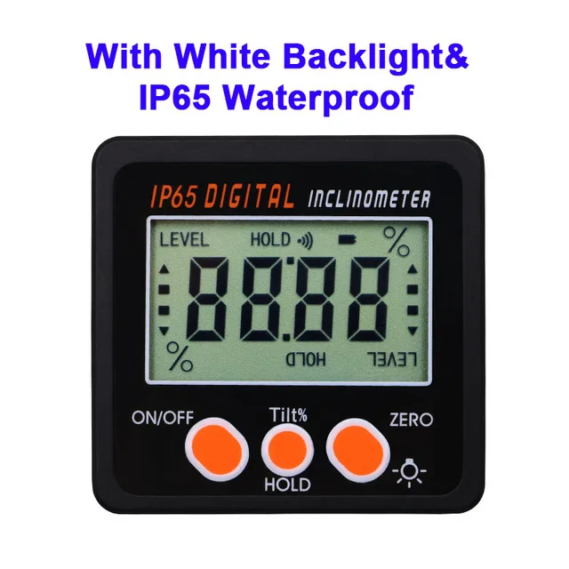 IP54/IP65 Magnetischer digitaler Winkelmesser mit Hintergrundbeleuchtung und/ohne Doppellaser – Detail 9