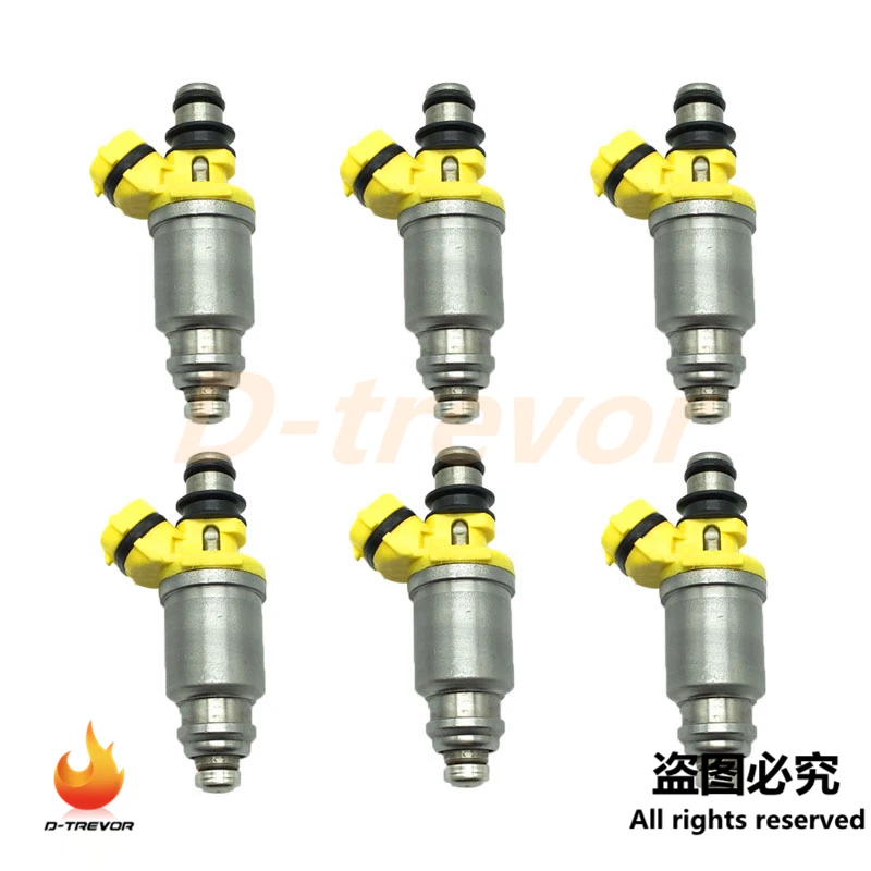 

6pcs OEM 23250-74040 Fuel Injector Nozzle For 1990-1992 Toyota Celica MR2 RAV4 2.2L 23209-74040