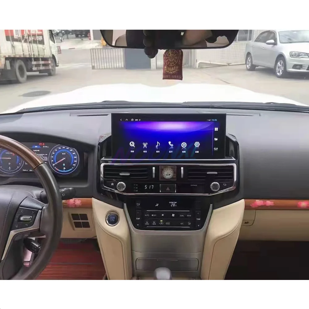 For Toyota Land Cruiser 200 2016 - 2019 2020 LC200 Central Multimidia Android Auto Car Radio Coche Carplay Wireless Autoradio